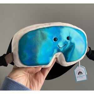 Authentic Jellycat Amuseables Sports Ski Goggles Plush NWT Sold Out US Seller